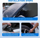 600D Snow Fropcs Windshield Cover  175x108cm windproof Fropcs Protection compatible with Cars  SUVs