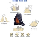 USB Rechargeable Heated Blanket Soft Flannel Blue, 100 x 70 cm