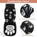 4 Piece Dog Grip Socks Non Slip Adjustable Paw Protection Winter, Size L, 7 x 18.5 cm