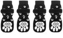 4 Piece Dog Grip Socks Non Slip Adjustable Paw Protection Winter, Size L, 7 x 18.5 cm