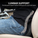 Car Seat Cushion Memory Foam Wedge for Lower Back Support Black, 44 x 23.5 x 9.5 cm