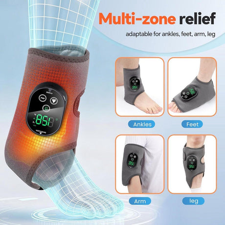 Foot Massager with Heat for Blood Circulation and Reflexology