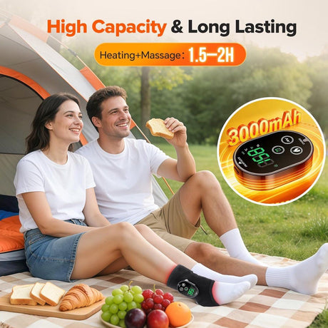 Foot Massager with Heat for Blood Circulation and Reflexology