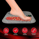 Electric Foot Massager USB Massage Mat with Remote Control Grey, 8 Modes, 19 Levels