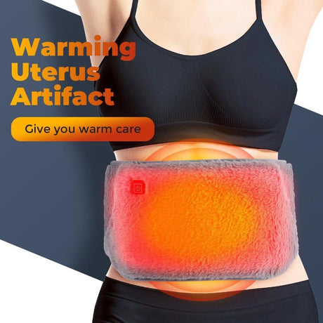 USB Heated Waist Belt Hand Warmer for Menstrual Cramp Relief