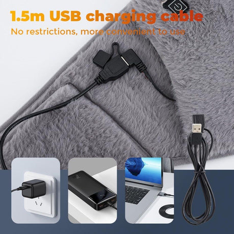 USB Heated Waist Belt Hand Warmer for Menstrual Cramp Relief