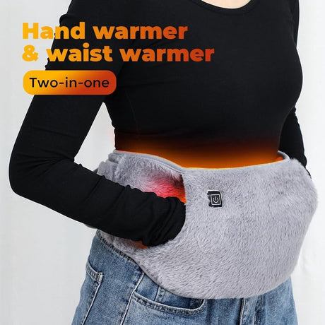 USB Heated Waist Belt Hand Warmer for Menstrual Cramp Relief
