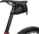 Bicycle Saddle Bag MTB Repair Tool Pouch with Reflective Trim Black