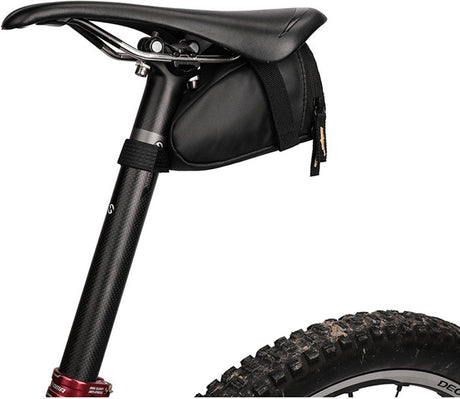 Bicycle Saddle Bag MTB Repair Tool Pouch with Reflective Trim Black