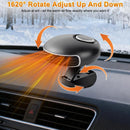 Car Heater 12V 150W Fast Heating and Cooling Defroster Black, 12.5 x 6 cm