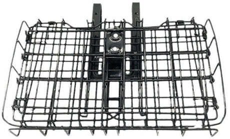 Foldable Bicycle Basket Removable Metal Mesh with Quick Release