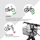 Foldable Bicycle Basket Removable Metal Mesh with Quick Release