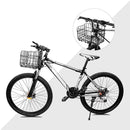 Foldable Bicycle Basket Removable Metal Mesh with Quick Release