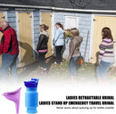 4 Pack Reusable Unisex Urinal Toilet Kit for Camping and Car, 750 ml