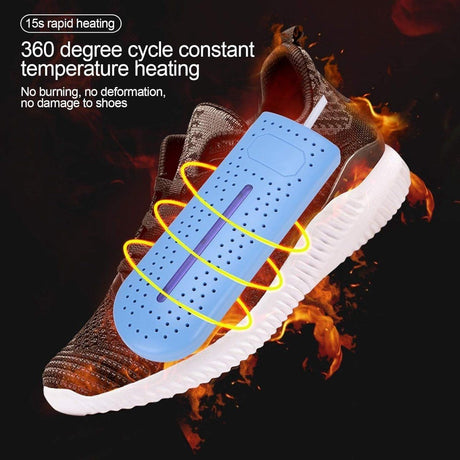 USB Shoe Dryer Portable Heater for Shoes Socks and Gloves Blue, 16.5 x 6 cm
