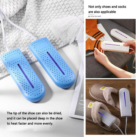USB Shoe Dryer Portable Heater for Shoes Socks and Gloves Blue, 16.5 x 6 cm