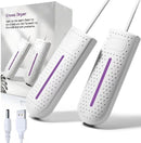 USB Shoe Dryer Portable Heater for Shoes Socks and Gloves White, 16.5 x 6 cm