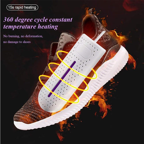 USB Shoe Dryer Portable Heater for Shoes Socks and Gloves White, 16.5 x 6 cm