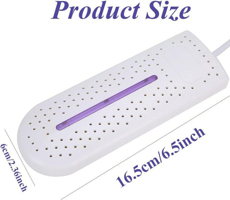 USB Shoe Dryer Portable Heater for Shoes Socks and Gloves White, 16.5 x 6 cm