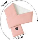 USB Heated Scarf Neck Wrap with 3 Temperature Settings Green, 10 x 80 cm