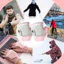 USB Heated Gloves Touchscreen Rechargeable Pink, 15 x 9 cm
