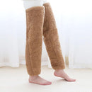 Womens Fleece Over the Knee Socks Warm Winter Leg Warmers