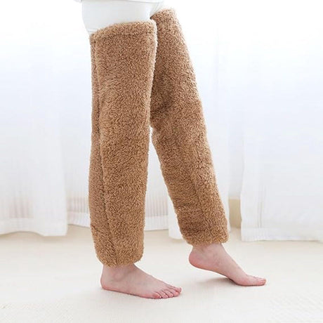 Womens Fleece Over the Knee Socks Warm Winter Leg Warmers
