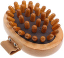 2 Piece Wooden Body Massage Rollers for Neck and Legs Cellulite Care