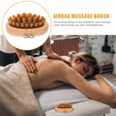 2 Piece Wooden Body Massage Rollers for Neck and Legs Cellulite Care