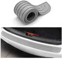 Gray Universal Car Bumper Protection Strip Scratch Resistant Anti Slip, 104 x 9 cm