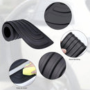 Yellow Universal Car Bumper Protection Strip Scratch Resistant Anti Slip, 104 x 9 cm