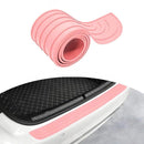 Pink Universal Car Bumper Protection Strip Scratch Resistant Anti Slip, 104 x 9 cm