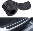 Black Universal Car Bumper Protection Strip Scratch Resistant Anti Slip, 104 x 9 cm