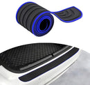 Black and Blue Universal Car Bumper Protection Strip Scratch Resistant Anti Slip, 104 x 9 cm