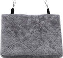 Pet Bird Hammock Plush Hanging Bed Black and Blue, Size M
