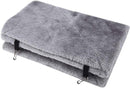 Pet Bird Hammock Plush Hanging Bed Black and Blue, Size M