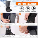 Leg Warmers Waterproof Tear Resistant Adjustable Boot Covers for Hiking, Size L, 42.5 cm
