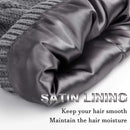 Womens Slouchy Ski Hat Warm with Satin Lining Dark Gray, 52-60 cm