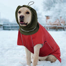 Dog Winter Earmuffs Calming Waterproof Snowproof Army Green, Size S, 30-44 cm