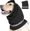 Dog Winter Earmuffs Calming Waterproof Snowproof Black, Size S, 30-44 cm