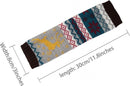 1 Pair Knitted Fingerless Arm Warmers Brown for Women