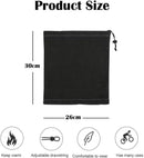 2 Pack Fleece Neck Warmers with Drawstring Red for Running and Cycling