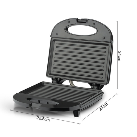 RAF R.214S Sandwich Maker 750W Double Sided Heating Press Grill, Non-Stick Triangular Plates, Wide Voltage 110-220V Household Breakfast Toast Maker