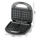RAF R.214H Waffle Maker 750W Double-Sided Waffle Iron, Grid Non-Stick Plates, Wide Voltage 110-220V Home Dessert Baking Machine