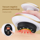 Electric Vacuum Scraping Massager, 6 Gear Suction & Heating Red Light Hot Compress Cupping Therapy Device with Magnetic Steel Beads for Back Belly Leg Home Use