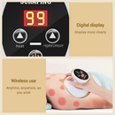 Electric Vacuum Scraping Massager, 6 Gear Suction & Heating Red Light Hot Compress Cupping Therapy Device with Magnetic Steel Beads for Back Belly Leg Home Use