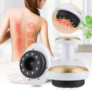 Electric Vacuum Scraping Massager, 6 Gear Suction & Heating Red Light Hot Compress Cupping Therapy Device with Magnetic Steel Beads for Back Belly Leg Home Use