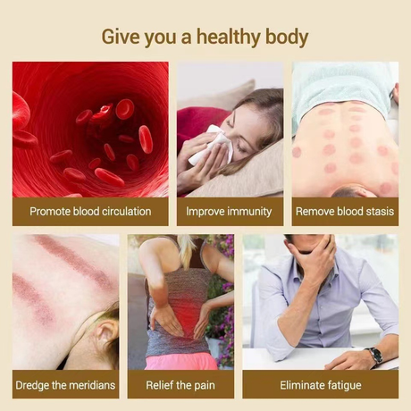 Electric Vacuum Scraping Massager, 6 Gear Suction & Heating Red Light Hot Compress Cupping Therapy Device with Magnetic Steel Beads for Back Belly Leg Home Use