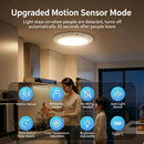 Wireless Rechargeable Motion Sensor LED Ceiling Light, 8000mAh Dimmable 3 Color Temp, Magnetic Drill-Free Mount Remote Lamp for Hall Kitchen Closet Garage
