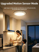 Wireless Rechargeable Motion Sensor LED Ceiling Light, 8000mAh Dimmable 3 Color Temp, Magnetic Drill-Free Mount Remote Lamp for Hall Kitchen Closet Garage